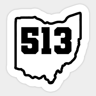 513 ohio CINCINNATI Sticker